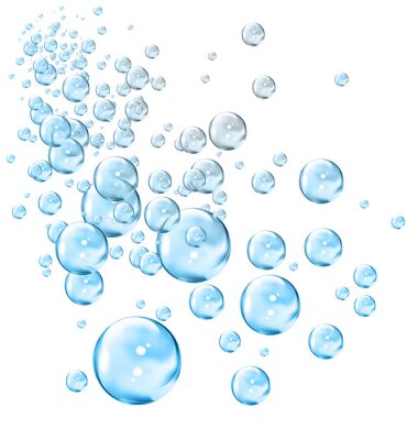 Sticker Blue bubbles