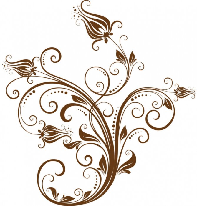 Sticker Blume Design-Element