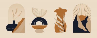 Boho Motive im antiken Stil