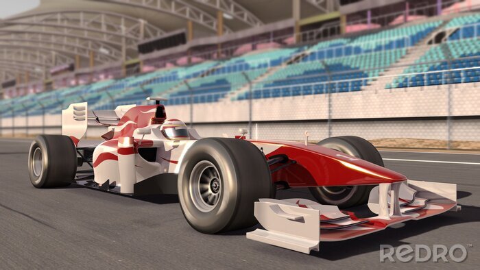 Sticker Bolid auf der Startlinie