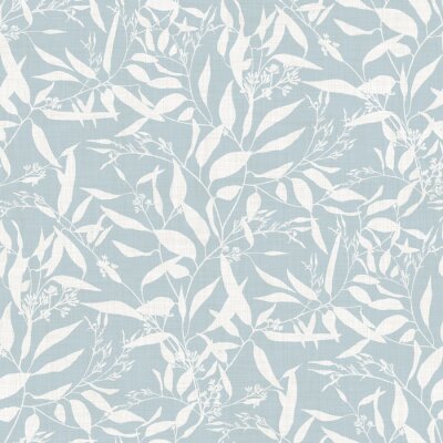 Tapete Botanisch zartes Blattmotiv