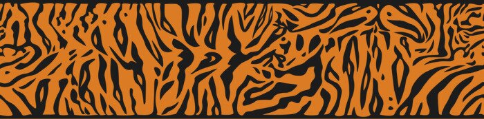 Sticker Brauner tigerdruck