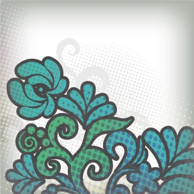 Sticker Bright abstrakten Hintergrund im Grunge-Stil