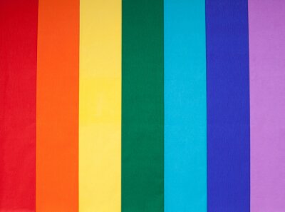 Sticker Bunte Regenbogen-Textur