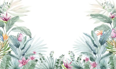 Sticker Bunte Tropen