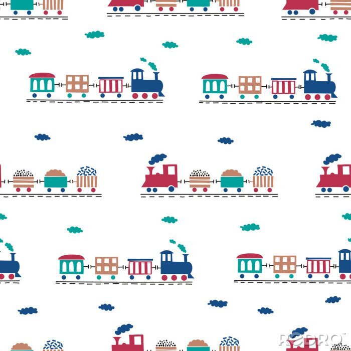 Sticker Bunter Kinderzug