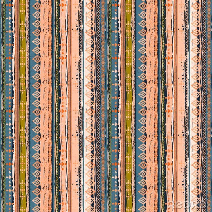 Sticker Buntes Muster im Boho-Geiste