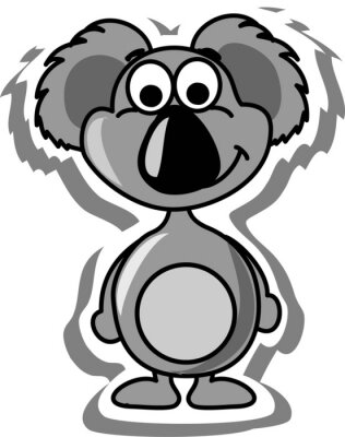 Sticker Cartoon- koala
