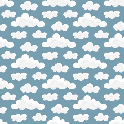 Sticker Cartoon-Wolken