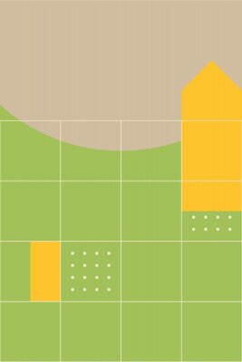 Sticker Color geometric design, vector background.