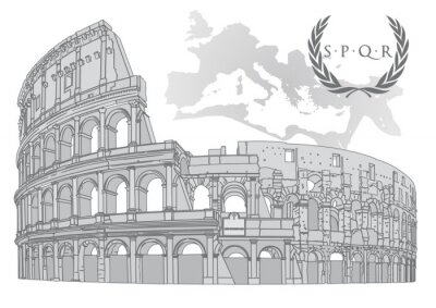 Sticker Colosseum Rom
