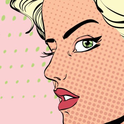 Sticker Comic-Portr?t im Liechtensteiner Stil