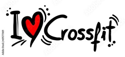 Sticker Crossfit Liebe