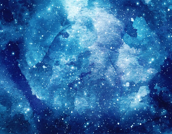 Sticker Das Blau des Nachthimmels