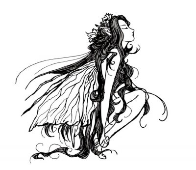 Sticker Die Königin der Feen