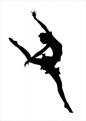 Sticker die Tänzerin