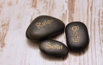 Sticker Drei Lavasteinen