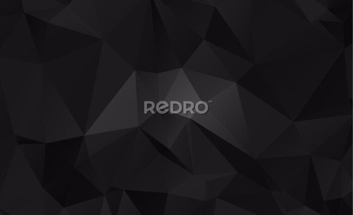 Sticker Dunkles geometrisches Muster