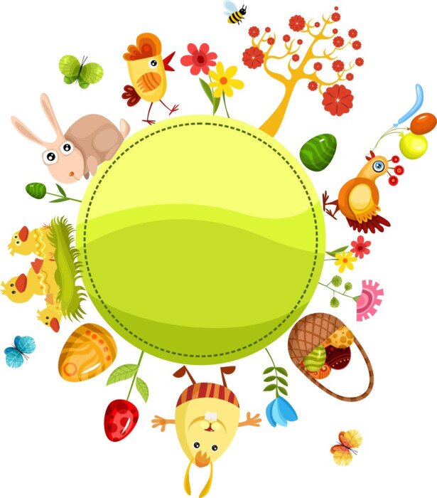 Sticker Eier und Hühnchen