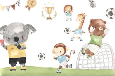 Sticker Ein märchenhaftes Fußballspiel