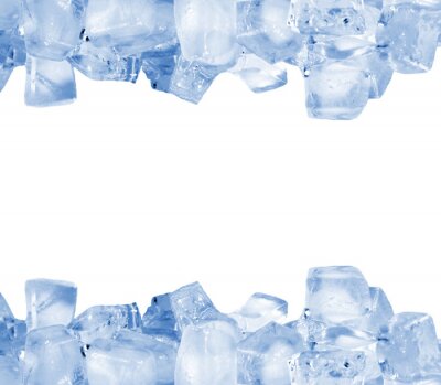 Sticker Eiswürfel Rahmen