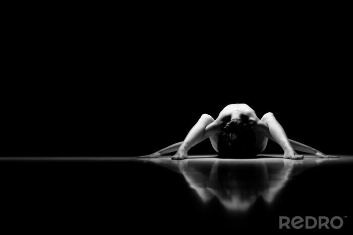 Sticker Emotionaler Tanz einer Frau