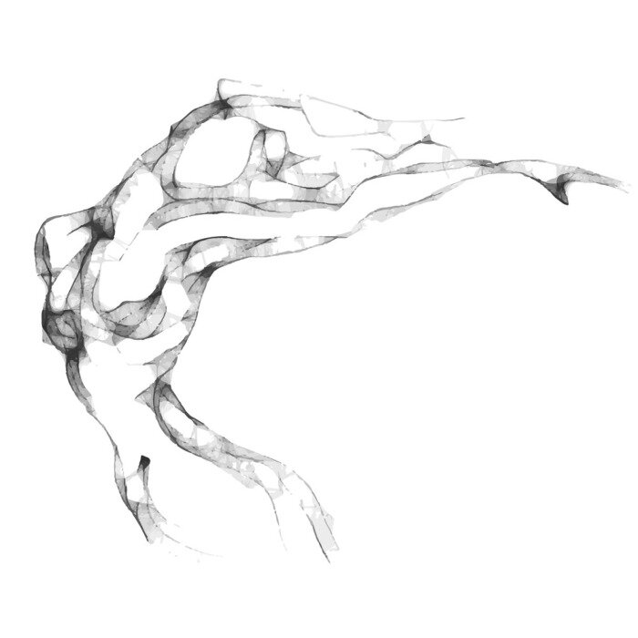 Sticker Erotische Frau abstrakt