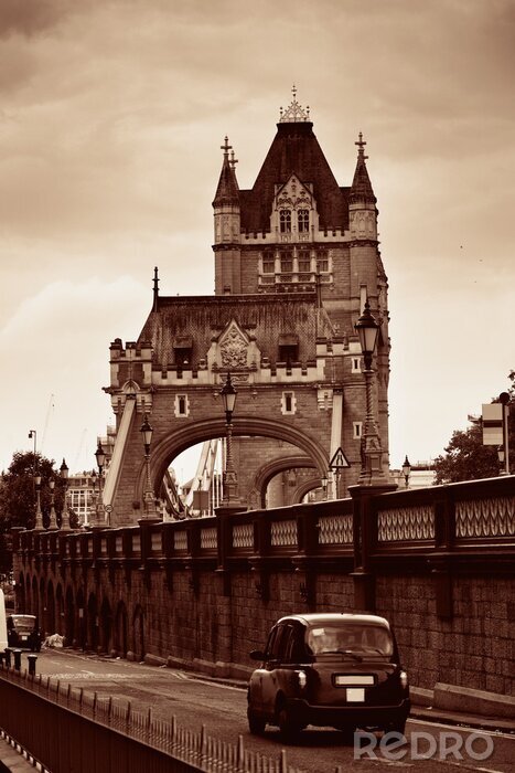 Sticker Fahrzeuge auf Tower Bridge