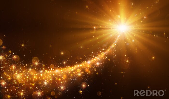 Sticker Fliegender Stern