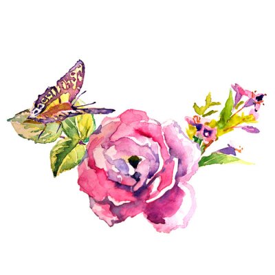 Sticker floralen Design