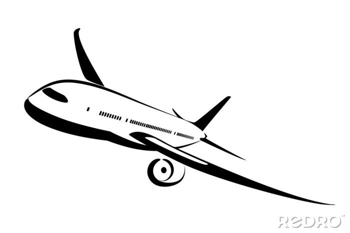 Sticker Flugzeug