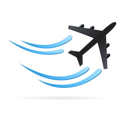 Sticker Flugzeug - Icon