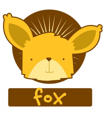 Sticker fox