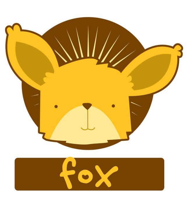 Sticker fox