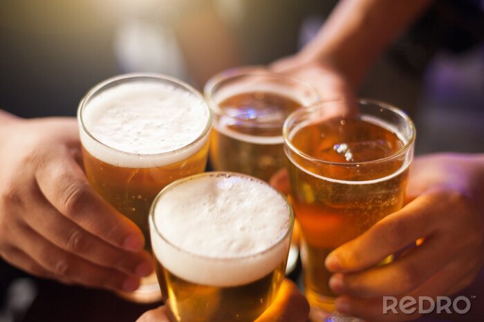 Sticker Freunde trinken Bier