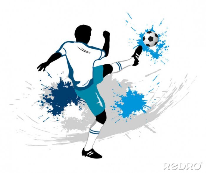 Sticker Fussball - Fußball - 128