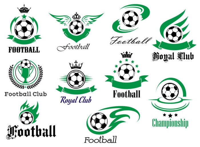 Sticker Fußball Vorschläge für Grafiken von Sportvereinen