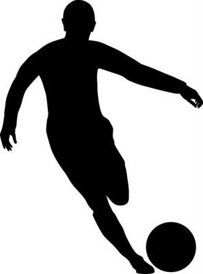 Sticker Fußballspieler