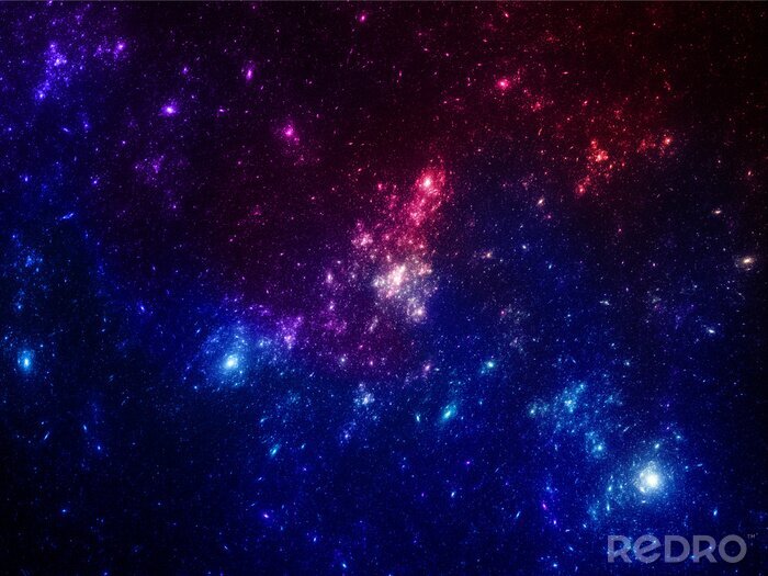 Sticker Galaxie an Himmel