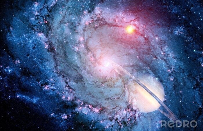 Sticker Galaxie in Big Bang