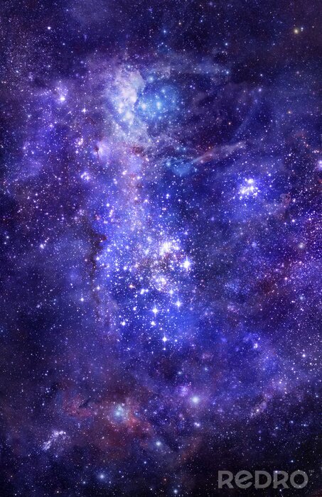 Sticker Gaswolke in Galaxie