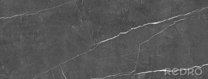 Sticker Gebrochener schwarzer Marmor