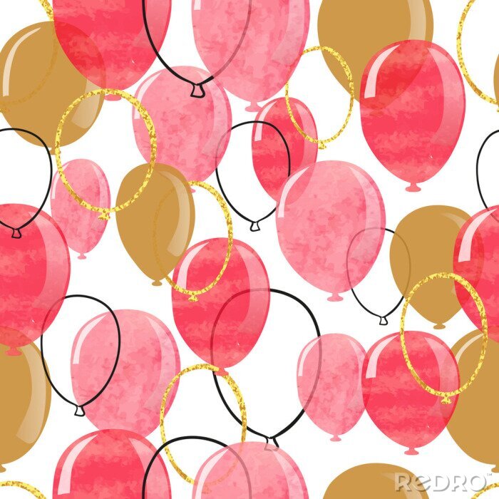 Sticker Geburtstagsballons