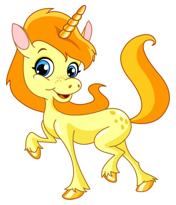 Sticker Gehen Einhorn