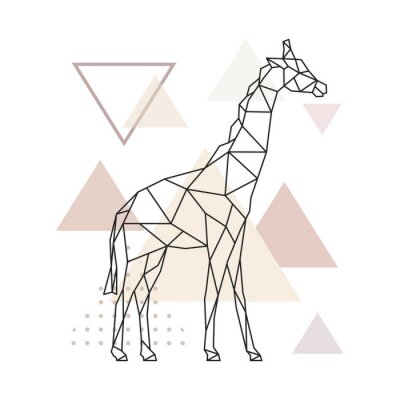 Geometrische Giraffe