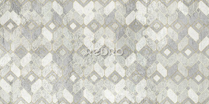 Sticker Geometrisches Strukturmuster