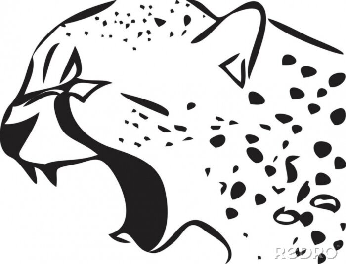 Sticker Gepard