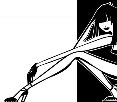 Sticker Glamour -Modell