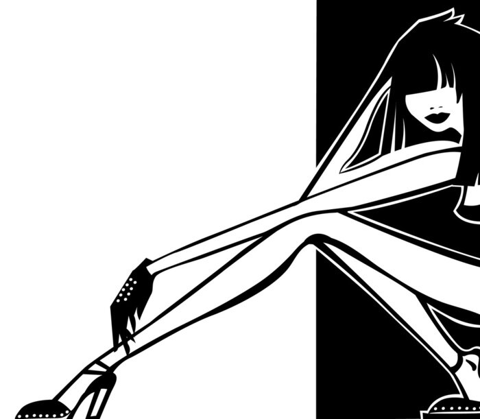 Sticker Glamour -Modell