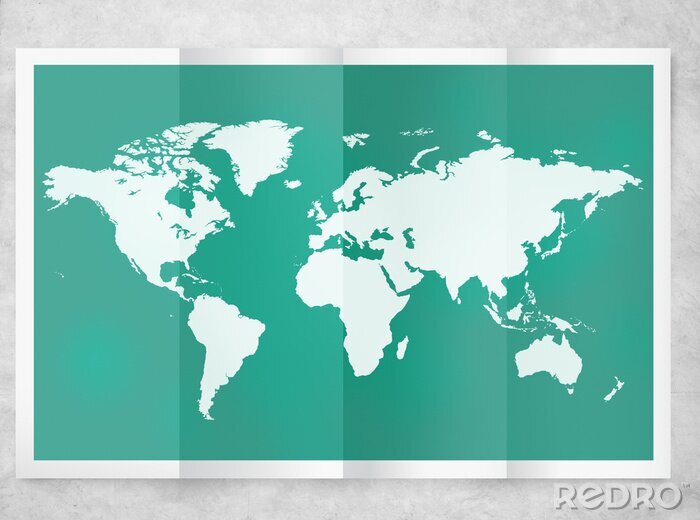 Sticker Global Business Kartographie Globalization Internationale Konzept
